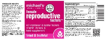 Michael's Naturopathic Programs Female Reproductive Factors - vitamin mineral herb supplement