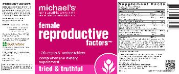 Michael's Naturopathic Programs Female Reproductive Factors - comprehensive supplement