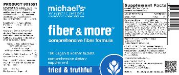 Michael's Naturopathic Programs Fiber & More - comprehensive supplement