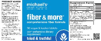 Michael's Naturopathic Programs Fiber & More - comprehensive supplement