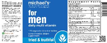 Michael's Naturopathic Programs For Men Daily Multi Vitamin - comprehensive supplement