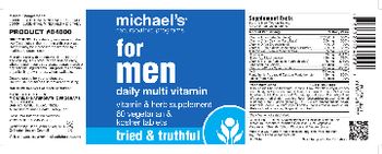 Michael's Naturopathic Programs For Men Daily Multi Vitamin - comprehensive supplement