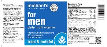 Michael's Naturopathic Programs For Men Daily Multi Vitamin - vitamin herb supplement