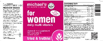 Michael's Naturopathic Programs For Women Daily Multi Vitamin - vitamin herb supplement