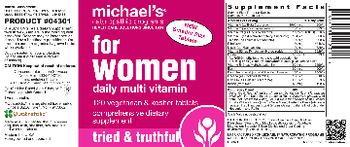 Michael's Naturopathic Programs For Women Daily Multi Vitamin - comprehensive supplement