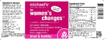 Michael's Naturopathic Programs For Women's Changes - vitamin mineral herb supplement