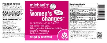 Michael's Naturopathic Programs For Women's Changes - vitamin mineral herb supplement