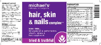 Michael's Naturopathic Programs Hair, Skin & Nails Complex - vitamin mineral herb supplement