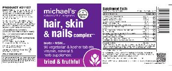 Michael's Naturopathic Programs Hair, Skin & Nails Complex - vitamin mineral herb supplement