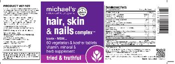 Michael's Naturopathic Programs Hair, Skin & Nails Complex - vitamin mineral herb supplement