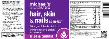 Michael's Naturopathic Programs Hair, Skin & Nails Complex - comprehensive supplement