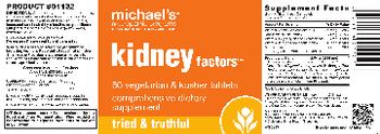 Michael's Naturopathic Programs Kidney Factors - comprehensive supplement