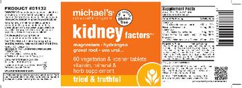 Michael's Naturopathic Programs Kidney Factors - vitamin mineral herb supplement