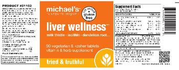 Michael's Naturopathic Programs Liver Wellness - vitamin herb supplement
