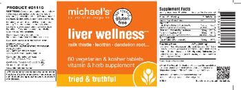 Michael's Naturopathic Programs Liver Wellness - vitamin herb supplement