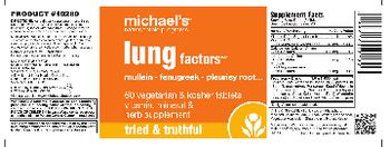 Michael's Naturopathic Programs Lung Factors - vitamin mineral herb supplement