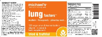 Michael's Naturopathic Programs Lung Factors - vitamin mineral herbal supplement