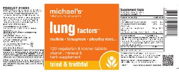 Michael's Naturopathic Programs Lung Factors - vitamin mineral herbal supplement