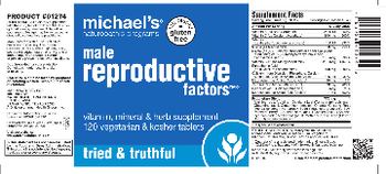 Michael's Naturopathic Programs Male Reproductive Factors - vitamin mineral herb supplement