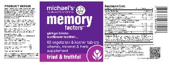 Michael's Naturopathic Programs Memory Factors - vitamin mineral herb supplement