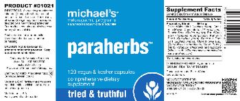 Michael's Naturopathic Programs Paraherbs - comprehensive supplement