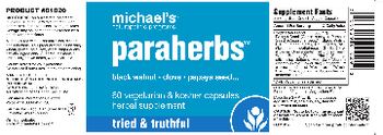 Michael's Naturopathic Programs Paraherbs - herbal supplement