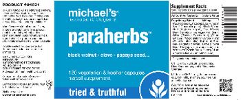 Michael's Naturopathic Programs Paraherbs - herbal supplement