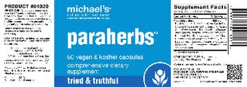 Michael's Naturopathic Programs Paraherbs - comprehensive supplement