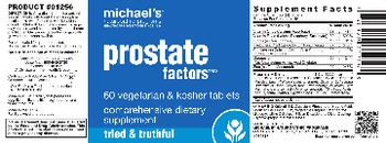 Michael's Naturopathic Programs Prostate Factors - comprehensive supplement