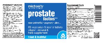 Michael's Naturopathic Programs Prostate Factors - vitamin mineral herb supplement