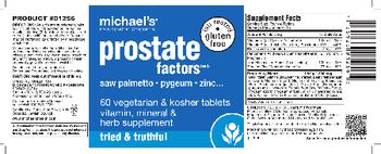 Michael's Naturopathic Programs Prostate Factors - vitamin mineral herb supplement