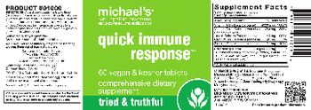 Michael's Naturopathic Programs Quick Immune Response - comprehensive supplement