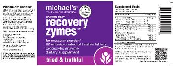 Michael's Naturopathic Programs Recovery Zymes - supplement