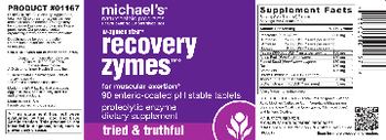 Michael's Naturopathic Programs Recovery Zymes - proteolytic enzyme supplement