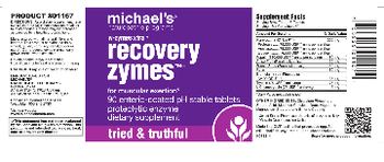 Michael's Naturopathic Programs Recovery Zymes - proteolytic enzyme supplement