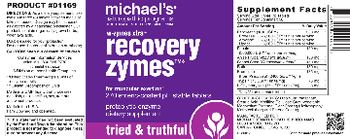 Michael's Naturopathic Programs Recovery Zymes - proteolytic enzyme supplement