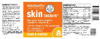Michael's Naturopathic Programs Skin Factors - vitamin mineral herb supplement