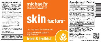 Michael's Naturopathic Programs Skin Factors - comprehensive supplement