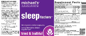 Michael's Naturopathic Programs Sleep Factors - comprehensive supplement