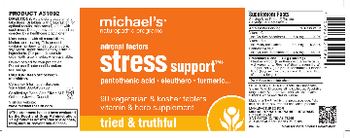 Michael's Naturopathic Programs Stress Support - vitamin herb supplement