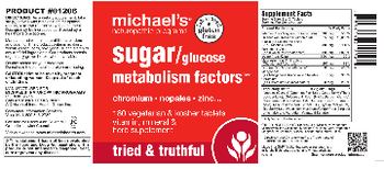 Michael's Naturopathic Programs Sugar/Glucose Metabolism Factors - vitamin mineral herb supplement