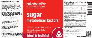 Michael's Naturopathic Programs Sugar Metabolism Factors - comprehensive supplement