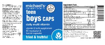 Michael's Naturopathic Programs Teen Boys CAPS Daily Multi Vitamin - vitamin herb supplement