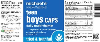 Michael's Naturopathic Programs Teen Boys Caps Daily Multi Vitamin - comprehensive supplement