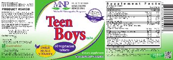 Michael's Naturopathic Programs Teen Boys Tabs Daily Multi Vitamin - supplement