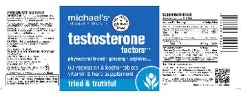 Michael's Naturopathic Programs Testosterone Factors - vitamin herb supplement