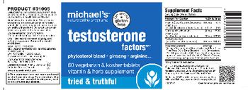 Michael's Naturopathic Programs Testosterone Factors - vitamin herb supplement