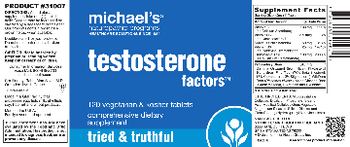 Michael's Naturopathic Programs Testosterone Factors - comprehensive supplement