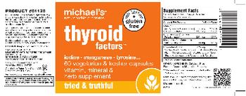 Michael's Naturopathic Programs Thyroid Factors - vitamin mineral herb supplement