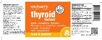 Michael's Naturopathic Programs Thyroid Factors - vitamin mineral herb supplement